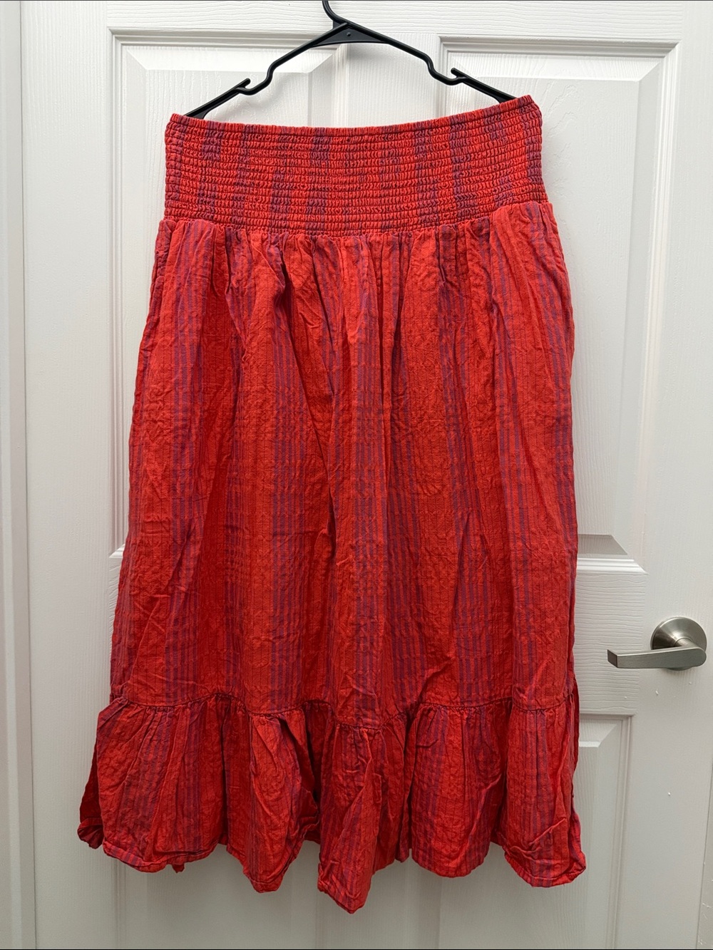 Universal Thread Red Ruffled Wrap Maxi Dress - Picture 5 of 5